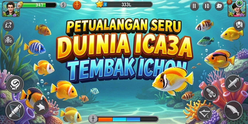 Gameplay seru menembak ikan di lautan luas.