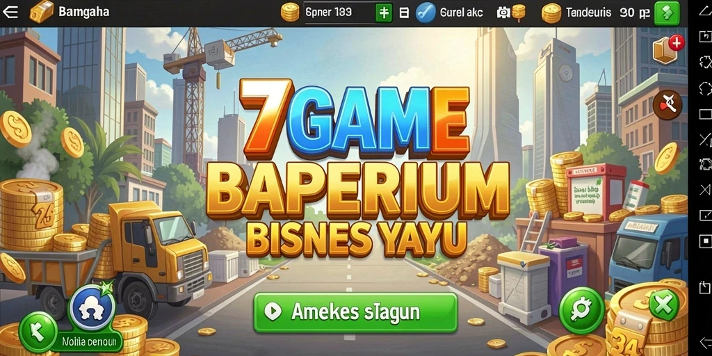Tampilan gameplay menarik dan menantang di 7GAME.