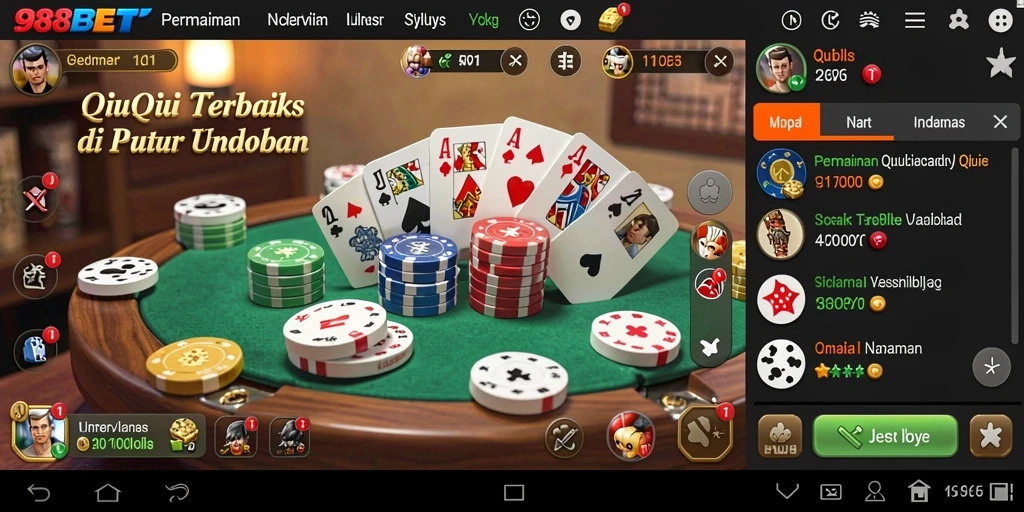 Gameplay QiuQiu yang mengasyikkan di 988BET.