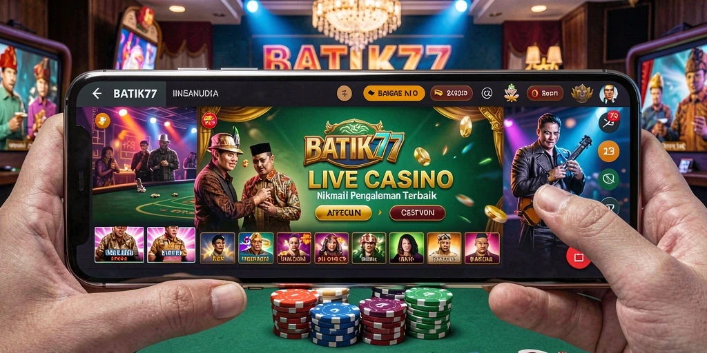 Tampilan gameplay Live Casino yang menarik dan interaktif.