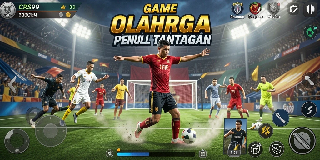 Tampilan gameplay seru dalam olahraga di CRS99.
