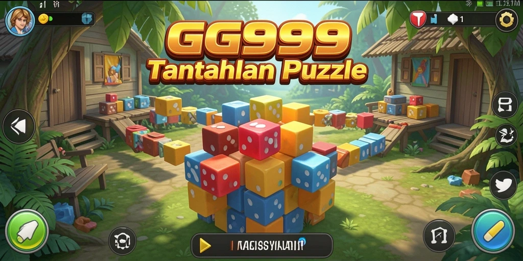 Tampilan gameplay GG999 yang menarik dengan berbagai tantangan puzzle.