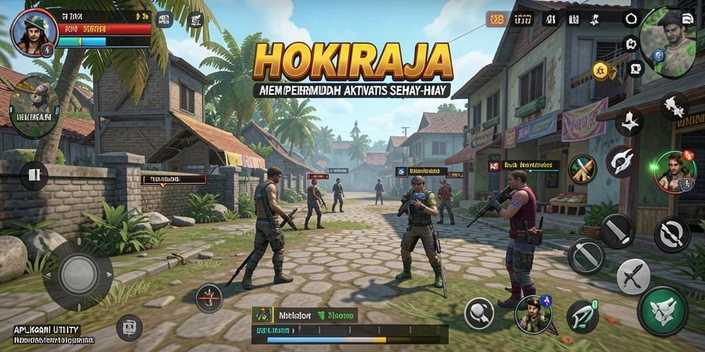 Tampilan screenshot HOKIRAJA yang menunjukkan antarmuka pengguna dan fitur-fitur utama.
