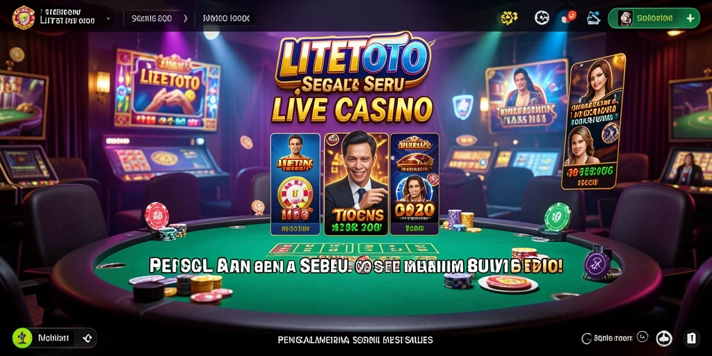 Gameplay seru dan interaktif di Live Casino LITETOTO.