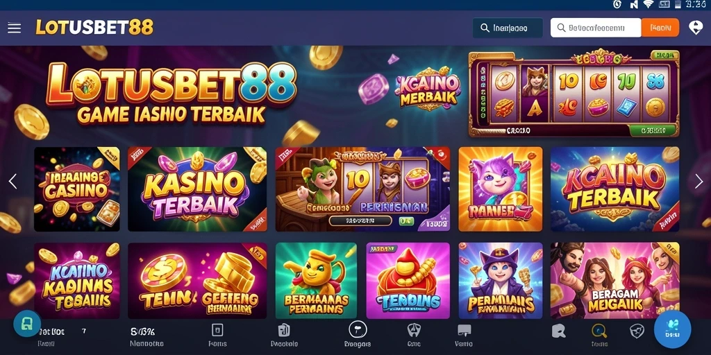 Tampilan screenshot LOTUSBET88 yang menampilkan gameplay Kasino yang mendebarkan.