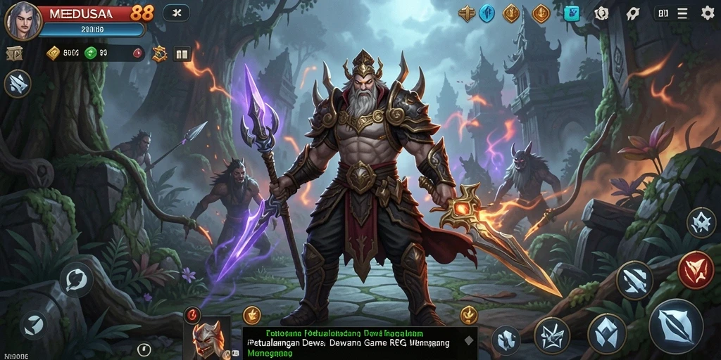 Tampilan gameplay seru dan menegangkan di MEDUSA88.