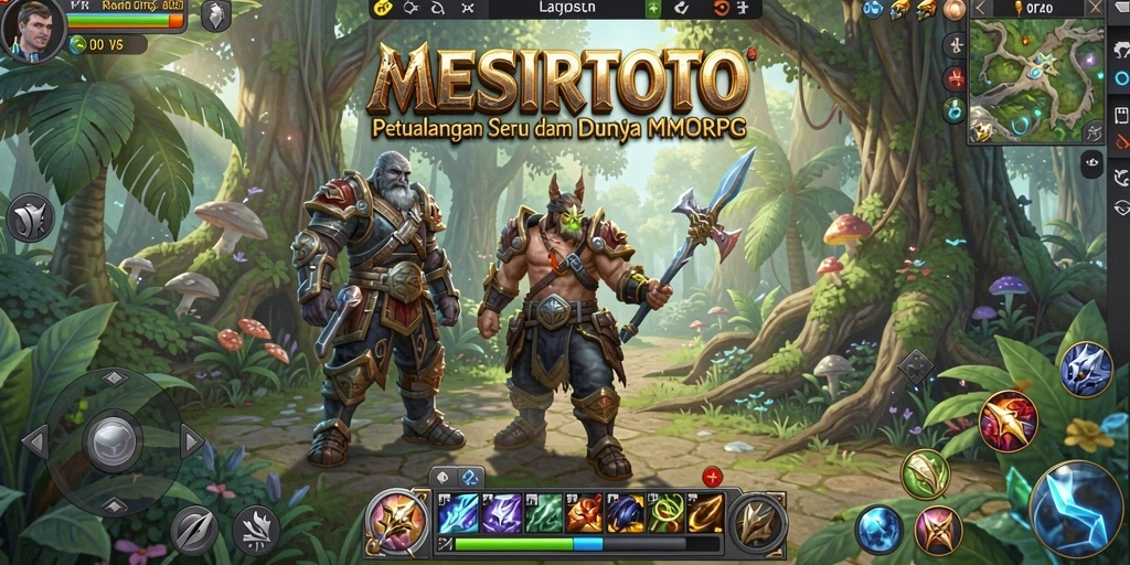 Screenshot gameplay MESIRTOTO menampilkan aksi seru dalam dunia MMORPG.
