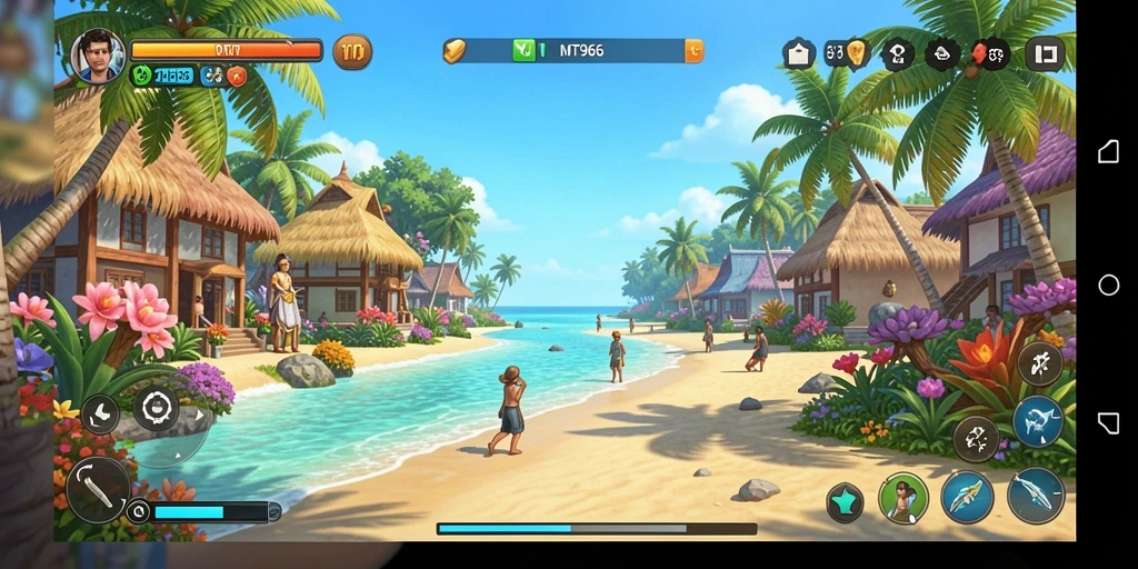 Tampilan gameplay MT966 yang menarik dan penuh warna.