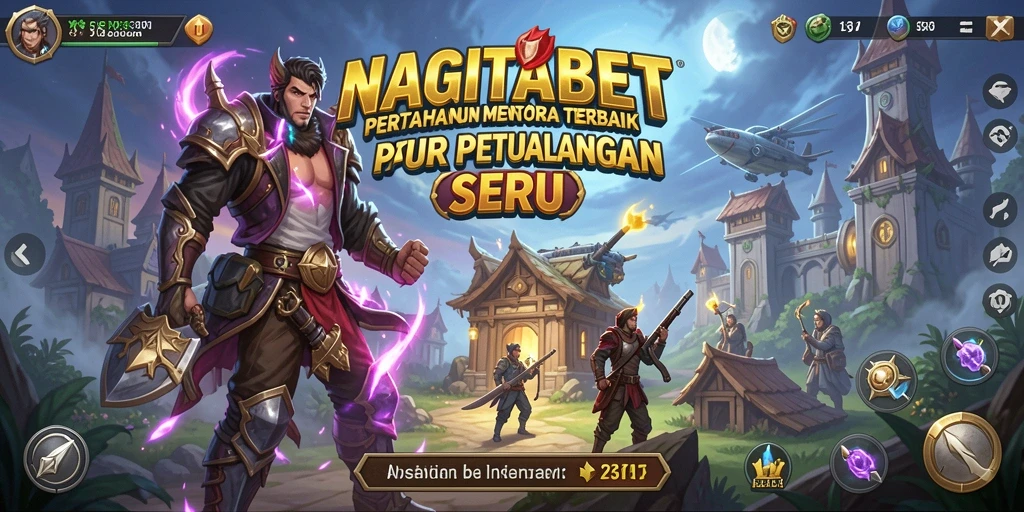 Tampilan gameplay NAGITABET yang intens dalam Tower Defense.