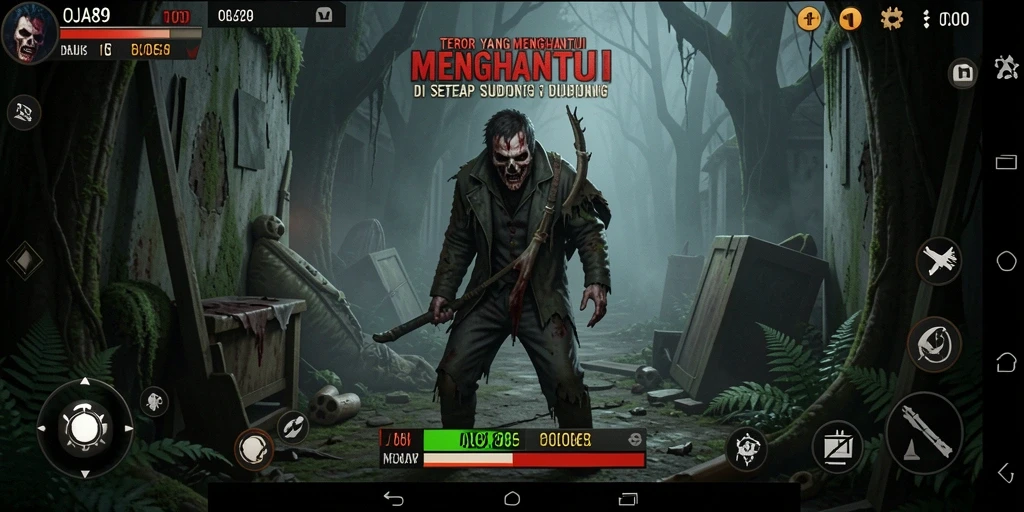 Gameplay OJA89 yang penuh ketegangan dan horor.