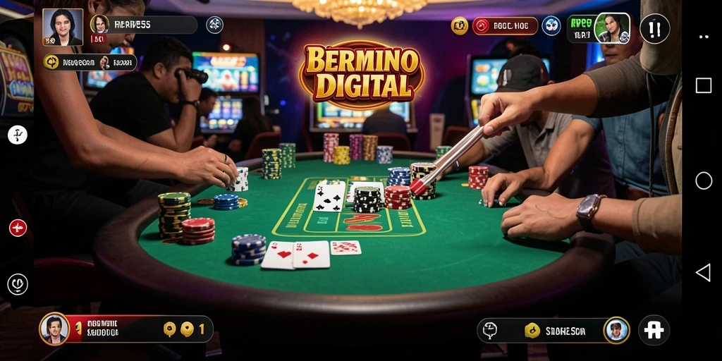 Screenshot utama menampilkan gameplay seru dan interaktif dari RP55.