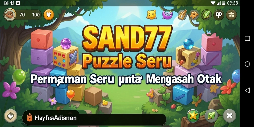 Tampilan gameplay <strong>SAND77</strong> yang menarik dan menantang.