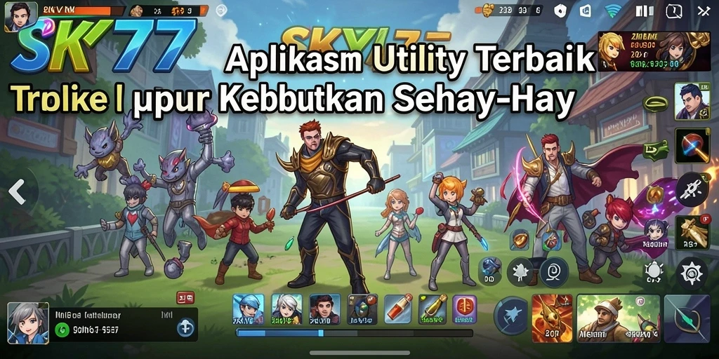 Tampilan antarmuka SKY77 yang modern dan user-friendly.