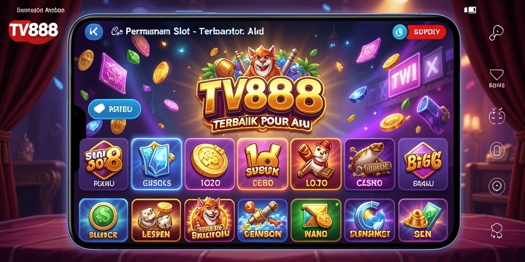 Gameplay Slot TV888 yang menarik dan seru.