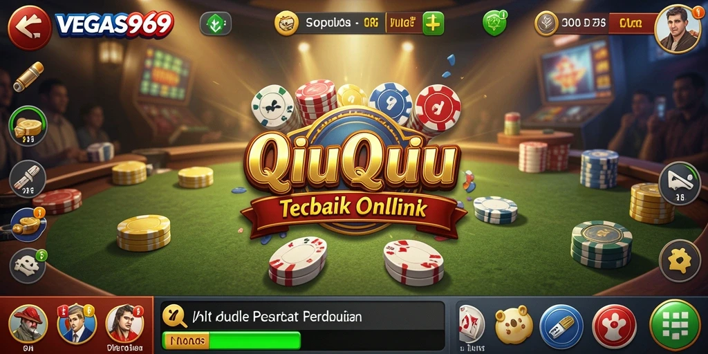 Tampilan permainan QiuQiu yang menarik di VEGAS969.