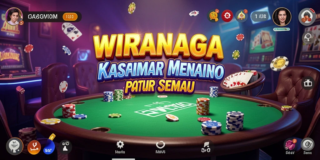 Screenshot gameplay WIRANAGA menampilkan pengalaman Kasino yang seru.