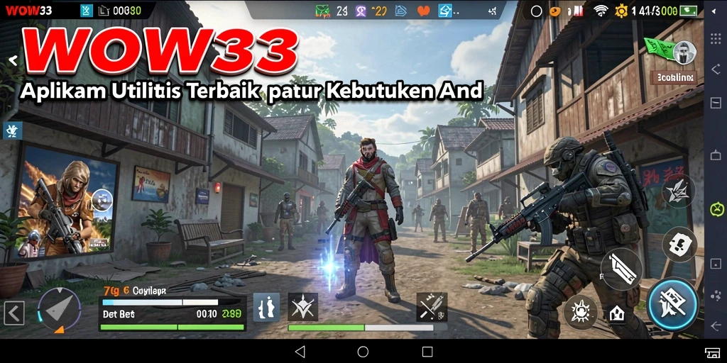 Tampilan antarmuka WOW33 yang user-friendly dan fungsional.